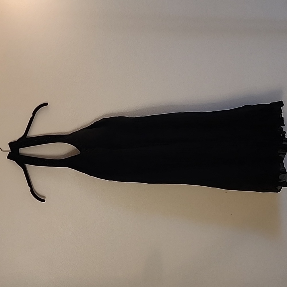 Jines New York Black Backless Dress Size 10